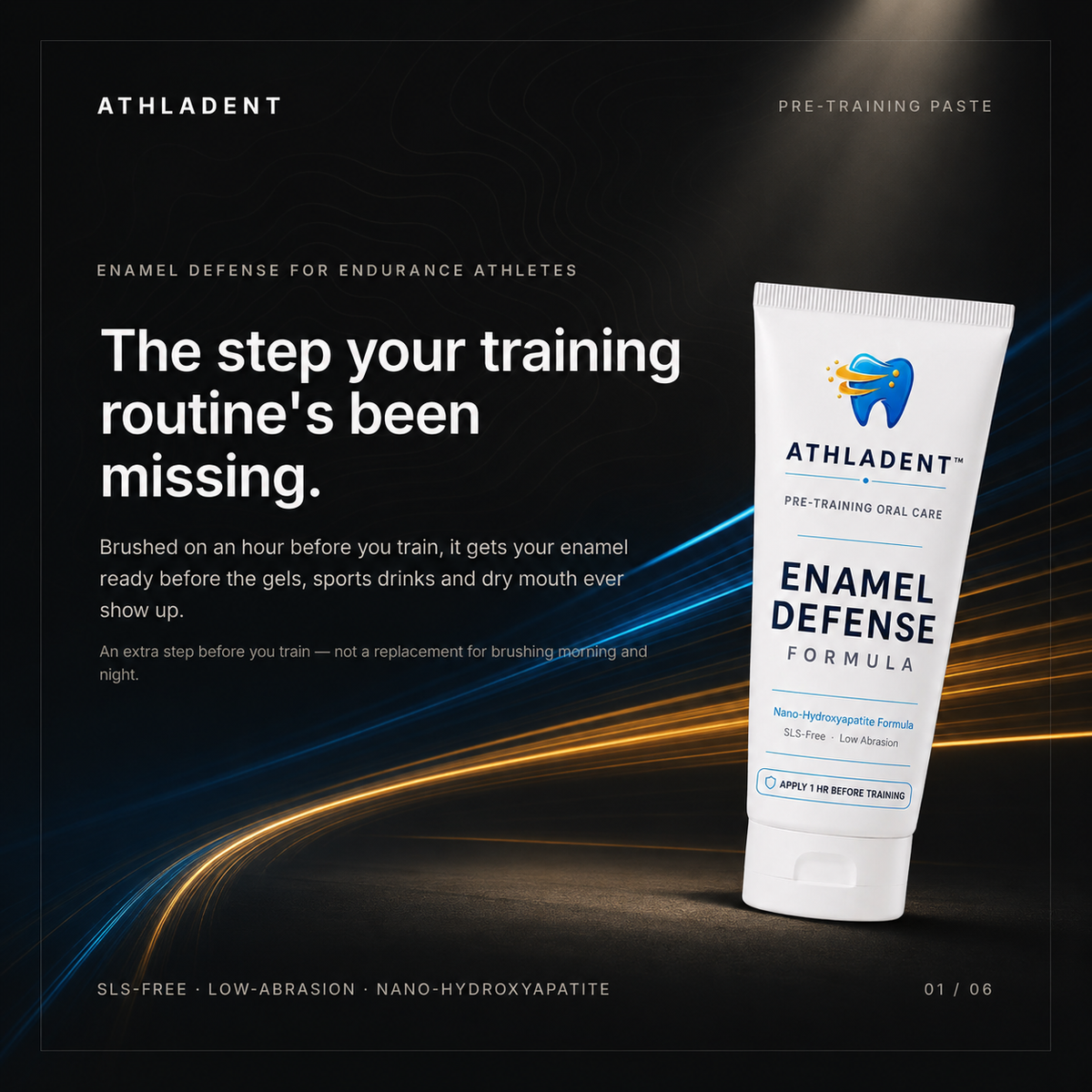 Athladent™ Pre-Training Paste - Enamel Defense Formula