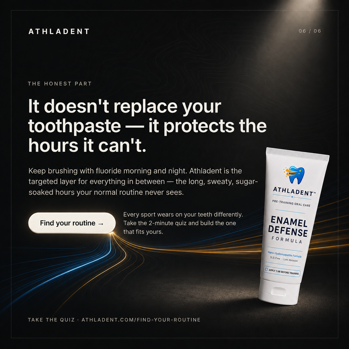 Athladent™ Pre-Training Paste - Enamel Defense Formula