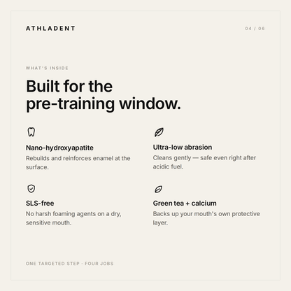 Athladent™ Pre-Training Paste - Enamel Defense Formula